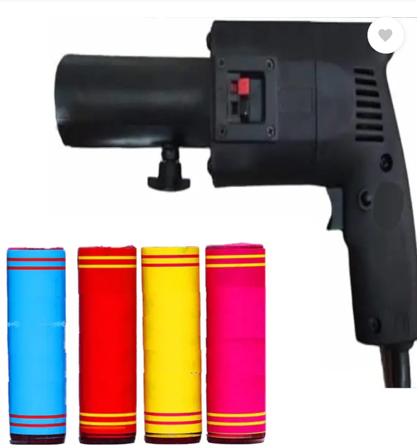 navjai Monkeycrafts SparklerGun with 4Pcs Holi Pyro Smoke for Photography Wedding Holi Color Powder Pack of 1  (Black, 100 g)